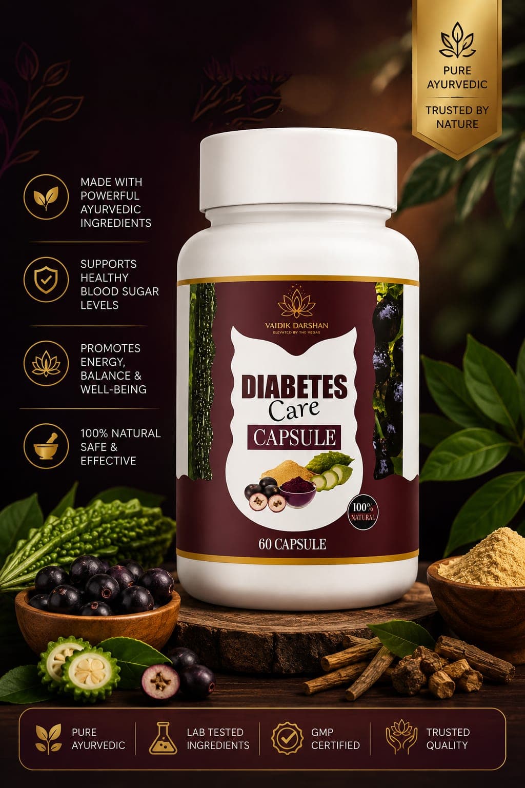 Diabetes Care Capsule Front