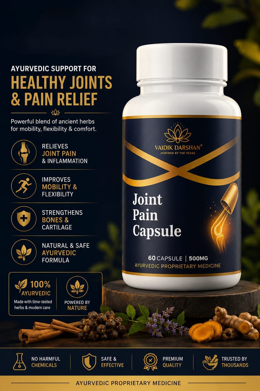 Joint Pain Care Capsule Front