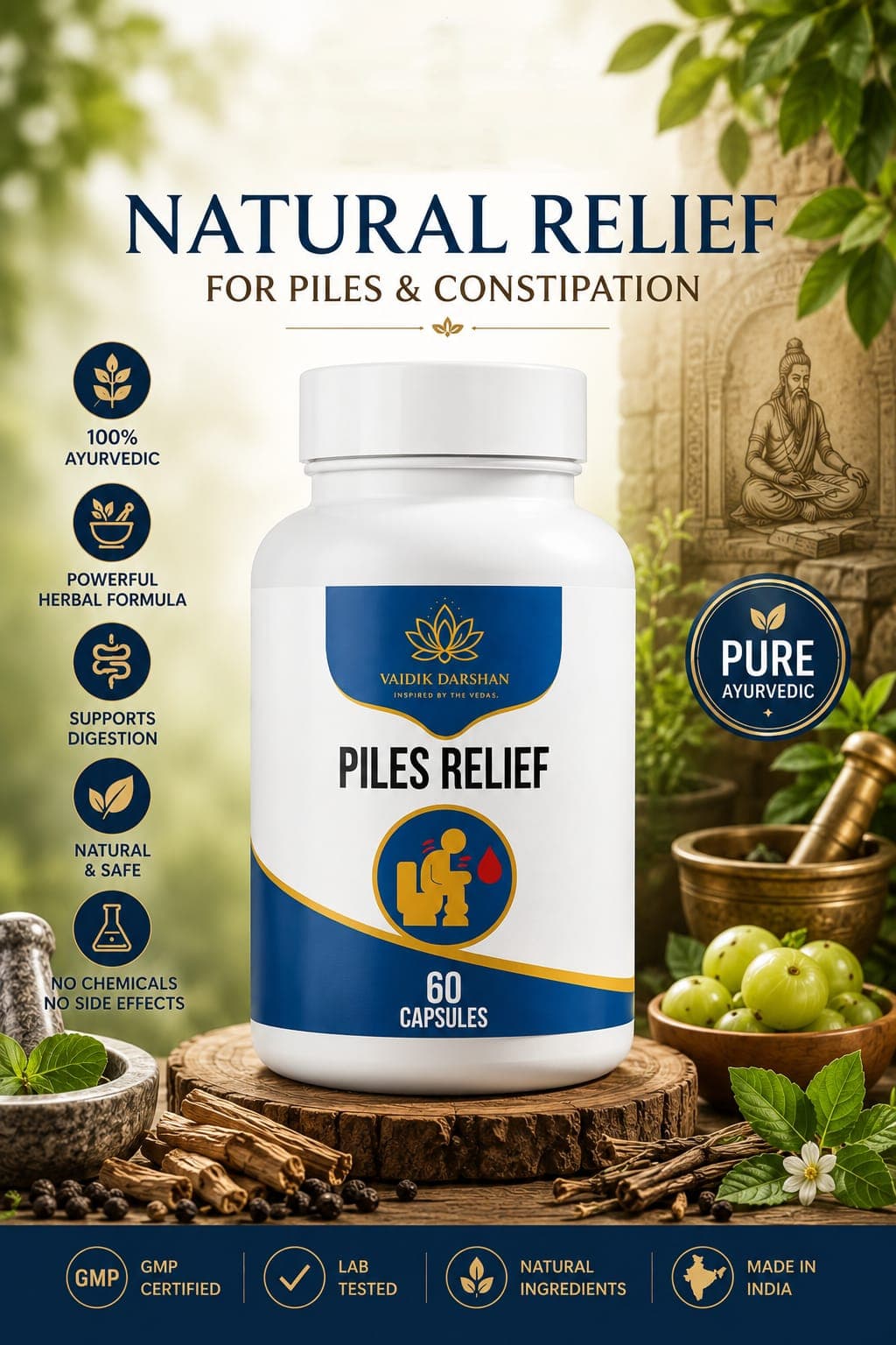 Piles Care Capsule Front