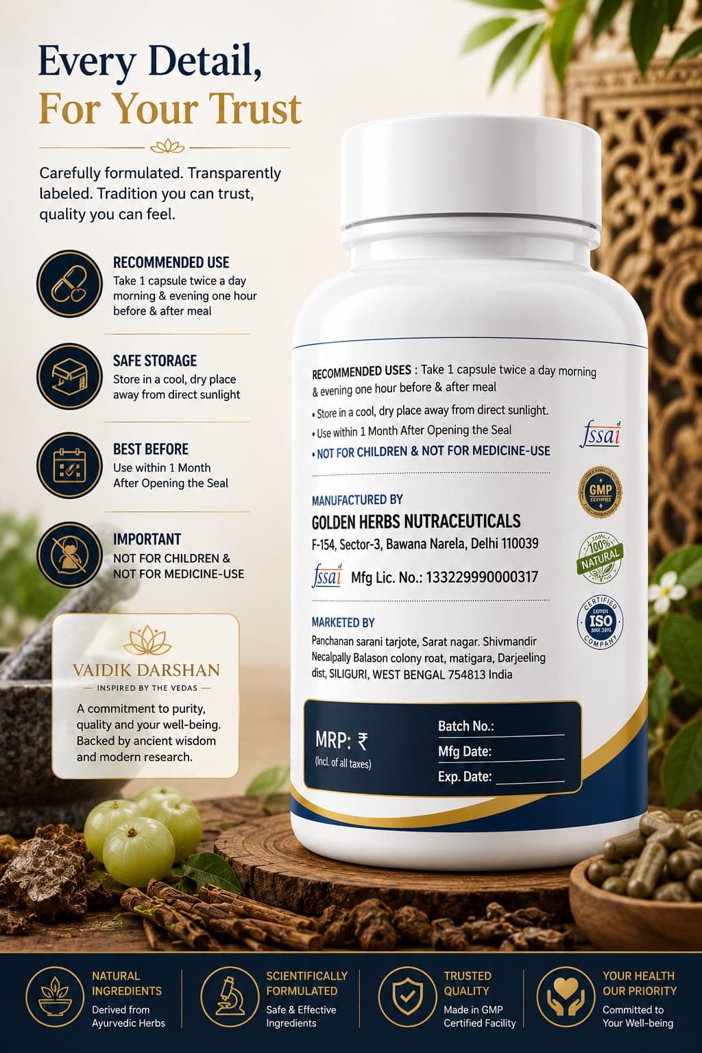 Piles Care Capsule Side